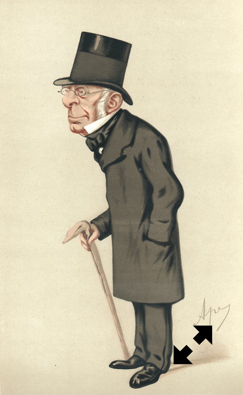 Sir George Airy Vanity Fair cartoon