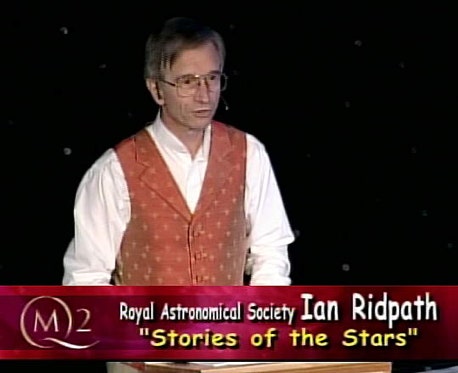 Ian Ridpath lecturing on Queen Mary 2