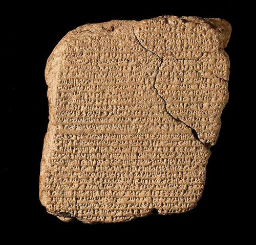 Observations of Halley's Comet in 164 BC on a Babylonian clay tablet