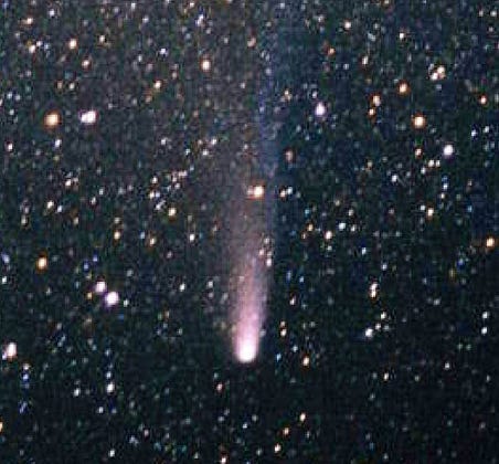 Comet Halley 1986
