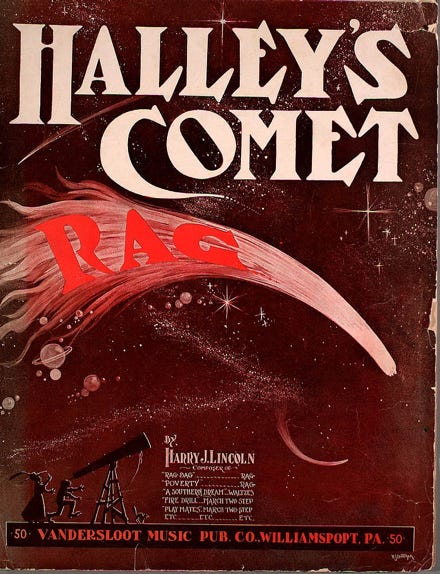 Halley's Comet Rag sheet music