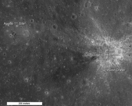 West Crater from LRO