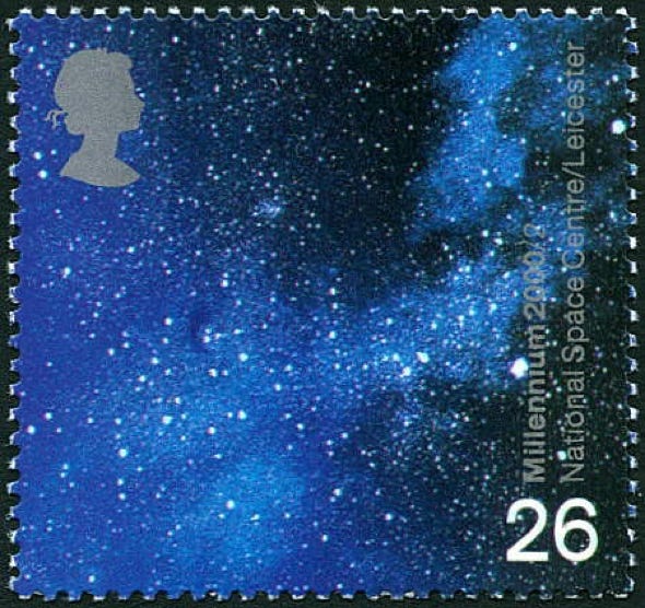 GB National Space Centre stamp 2000
