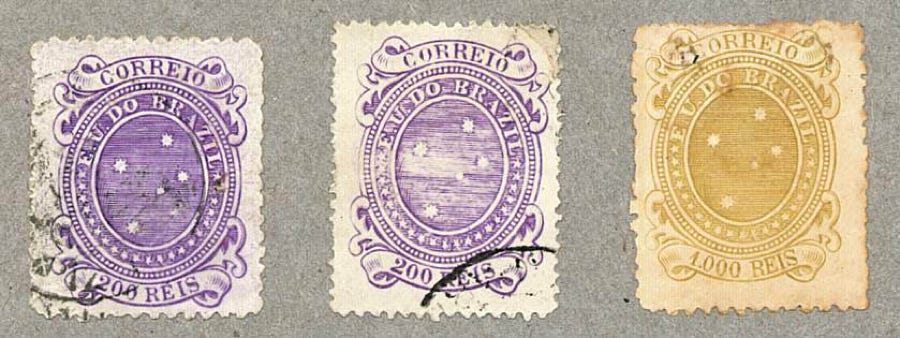 Southern Cross stamps Brazil 1890