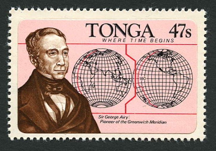 G. B. Airy stamp Tonga