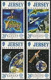 Europe in Space stamp set (Jersey) 1991 