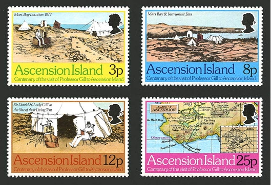 Gill Ascension stamps