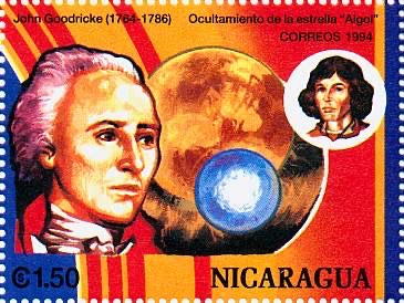 John Goodricke stamp Nicaragua