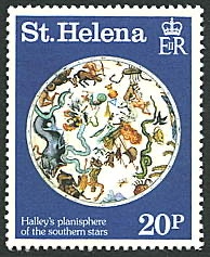 Halley stamp St Helena 1986