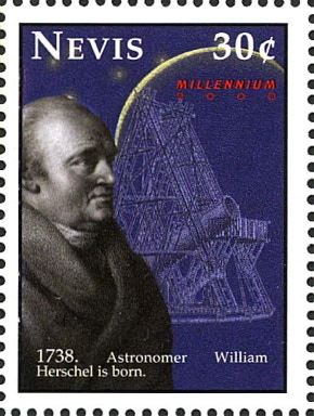 Herschel stamp Nevis