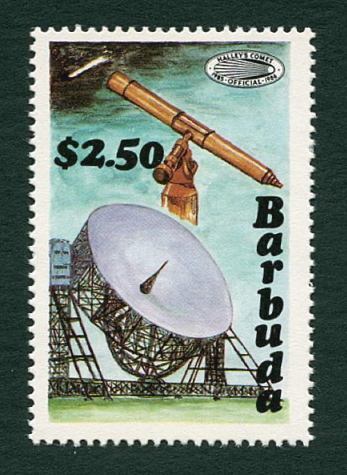 Jodrell Bank stamp Barbuda