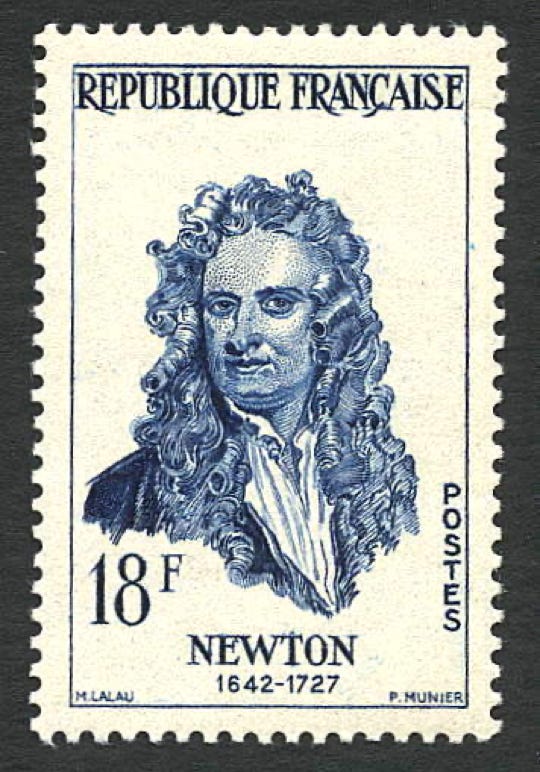 Newton stamp France