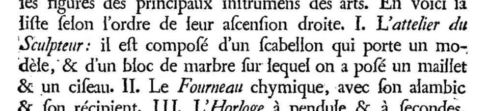 Lacaille's description of Sculptor