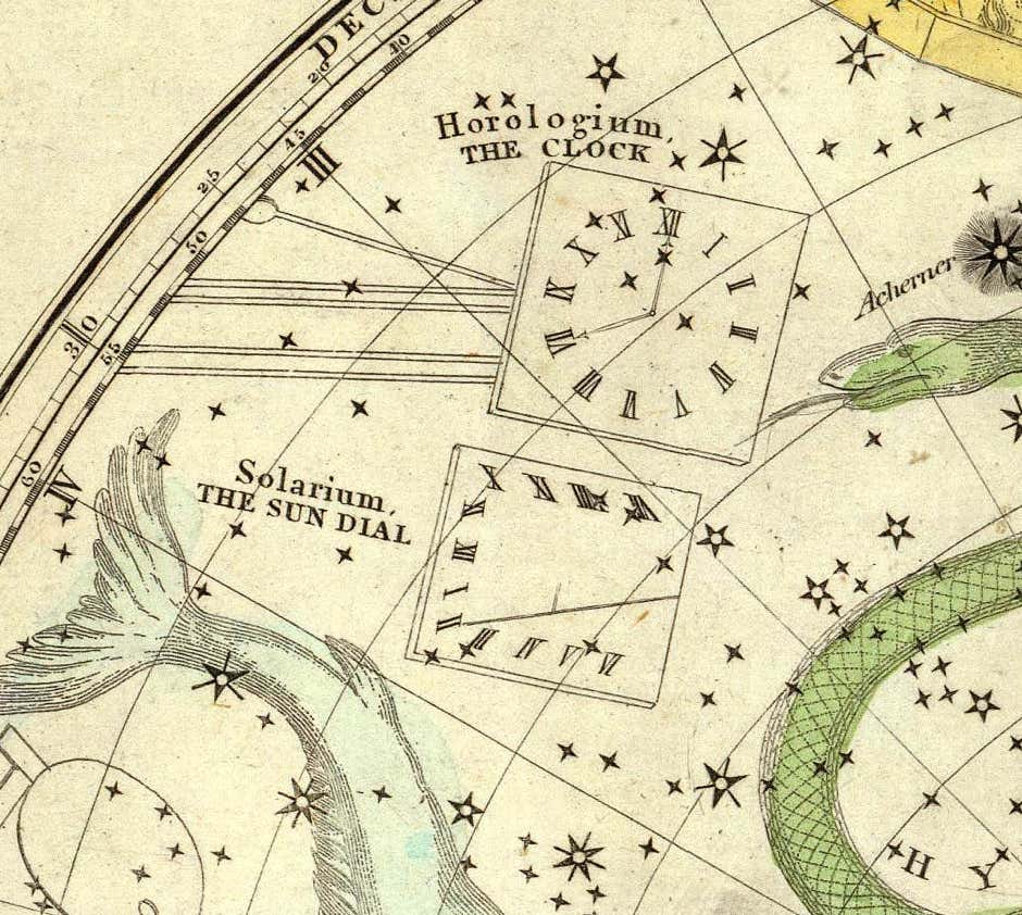 Solarium, the sundial, on Elijah Burritt’s Atlas