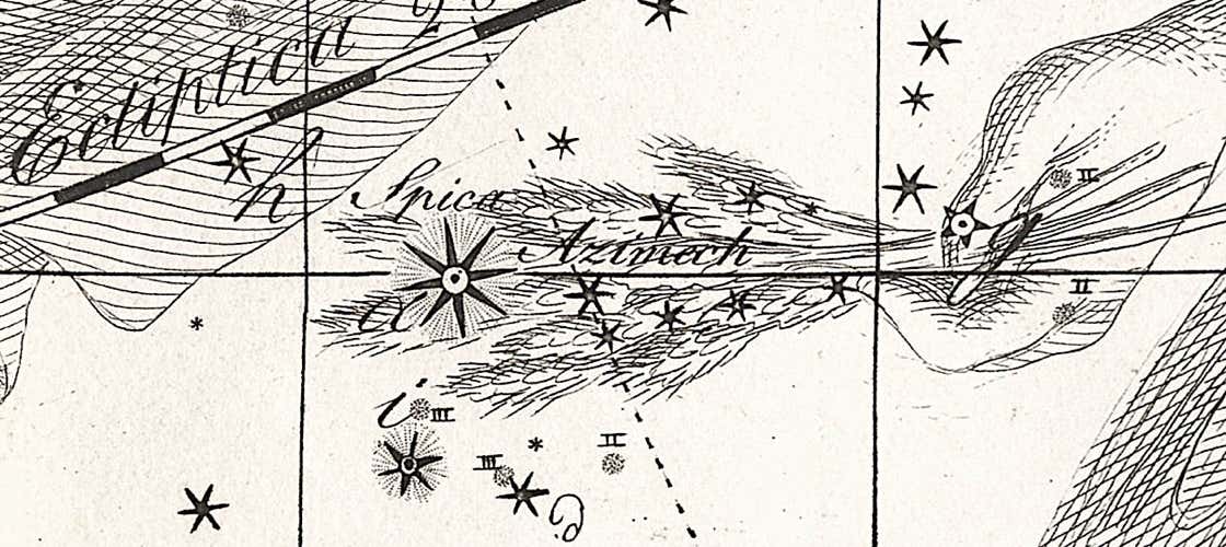 Spica on Bode's Uranographia atlas
