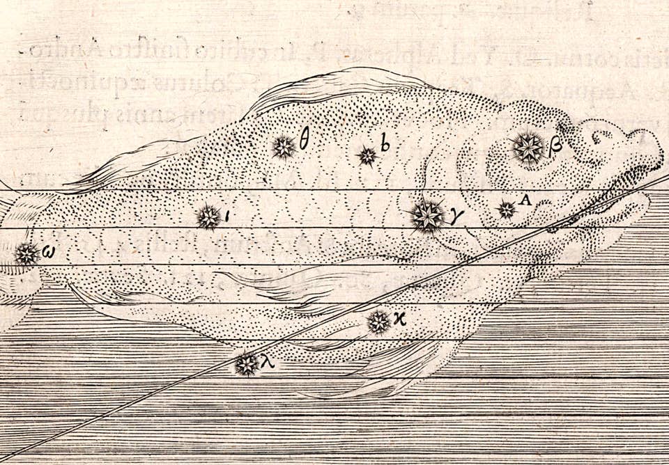 The Circlet in Pisces on Johann Bayer’s Uranometria