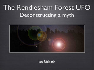 Ian Ridpath UFO talk